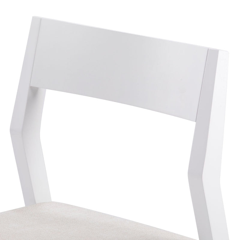 Solid Wood Upholstered Dining Chair Dining Chair Plank+Beam 