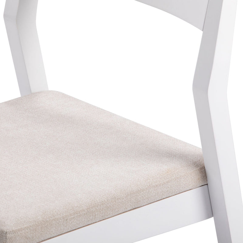 Solid Wood Upholstered Dining Chair Dining Chair Plank+Beam 