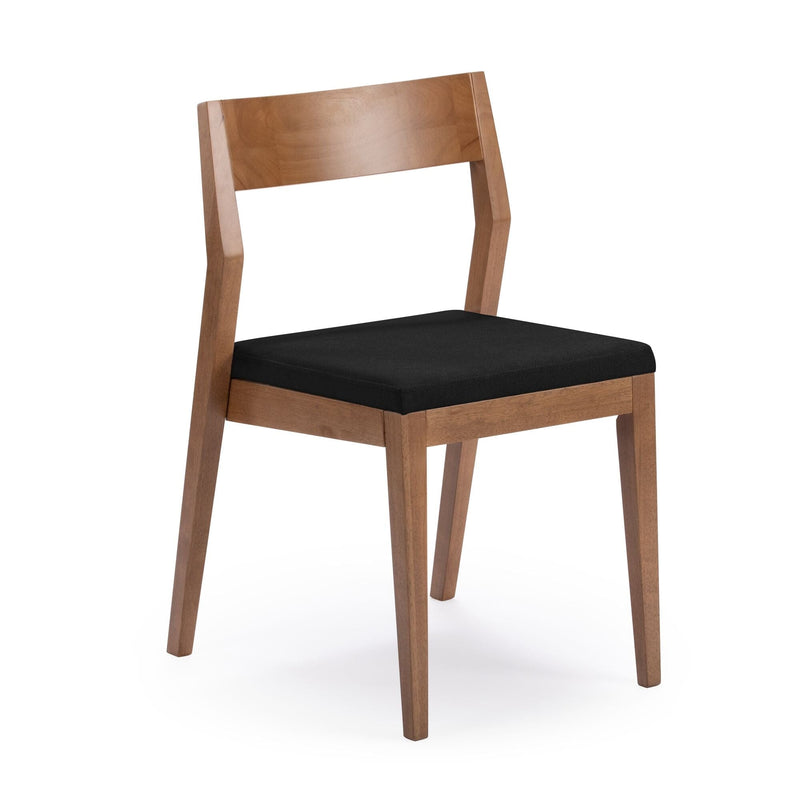 Solid Wood Upholstered Dining Chair Dining Chair Plank+Beam 