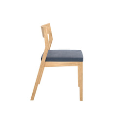 Solid Wood Upholstered Dining Chair Dining Chair Plank+Beam 