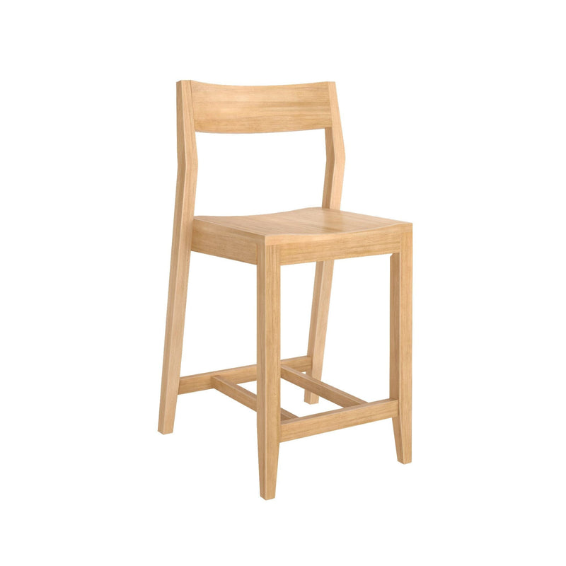 Solid Wood Counter Chair -24" Counter Chair Plank+Beam 