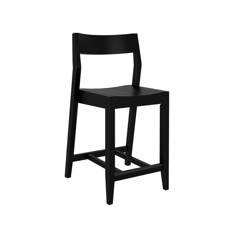 Solid Wood Counter Chair -24" Counter Chair Plank+Beam 