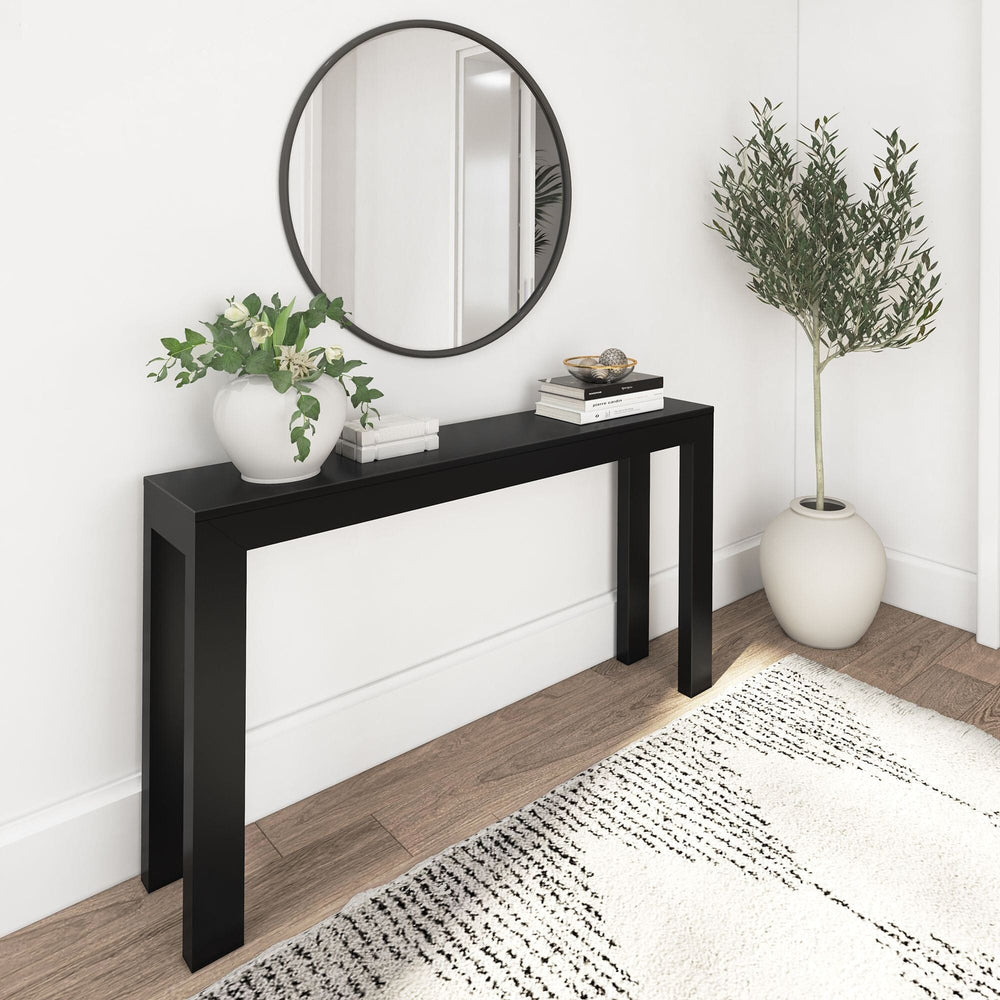 Modern Console Table - 56" Console Table Plank+Beam Black 