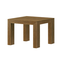 2700511000-197 : Side Table Modern Square Corner Table  (32in x 32in / 810mm x 810mm), Pecan Wirebrush