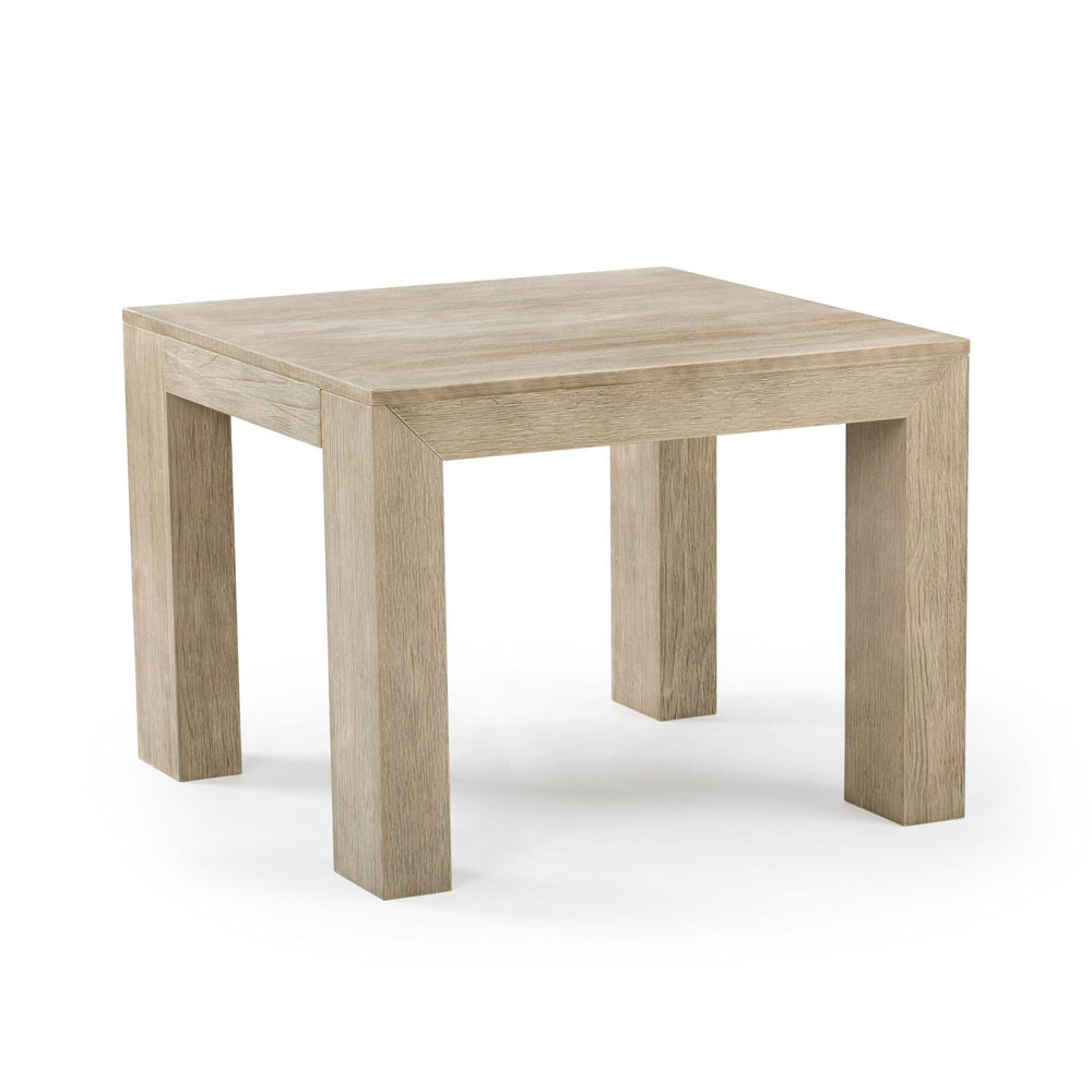 2700511000-199 : Side Table Modern Square Corner Table  (32in x 32in / 810mm x 810mm), Seashell Wirebrush