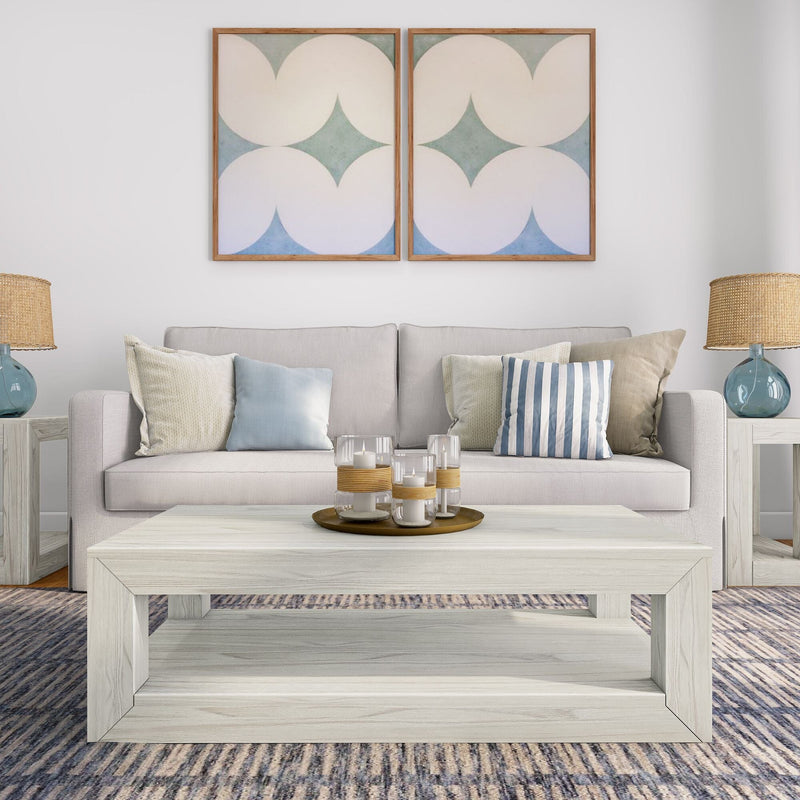 Modern Coffee Table with Shelf - 40" Coffee Table Plank+Beam 