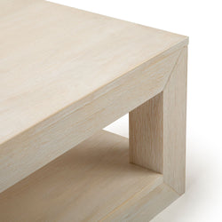 Modern Rectangular Coffee Table with Shelf - 40" Coffee Table Plank+Beam 