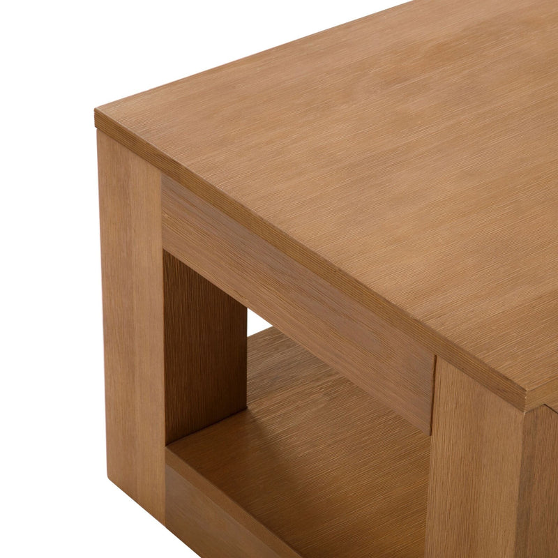 Modern Coffee Table with Shelf - 48" Coffee Table Plank+Beam 