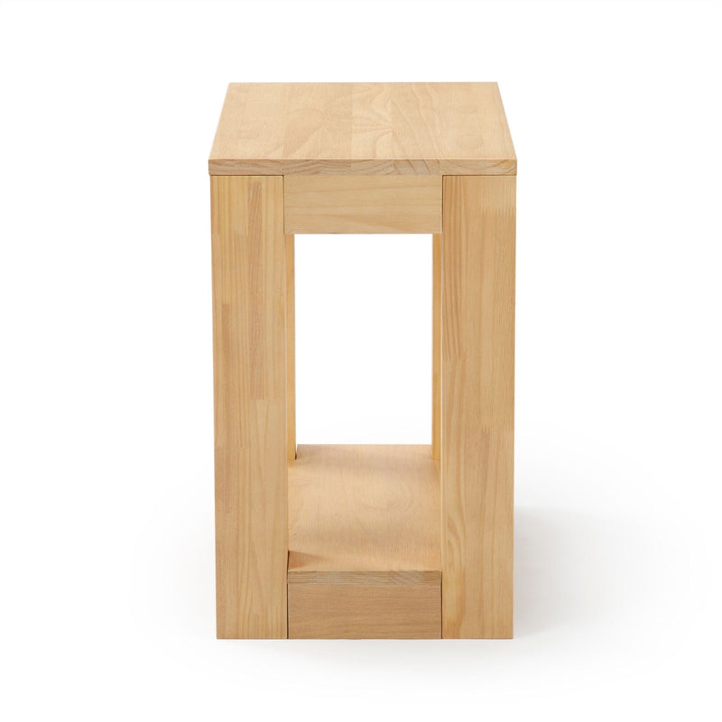 Modren Rectangular Side Table Modern Rectangular Side Table with Shelf, 24