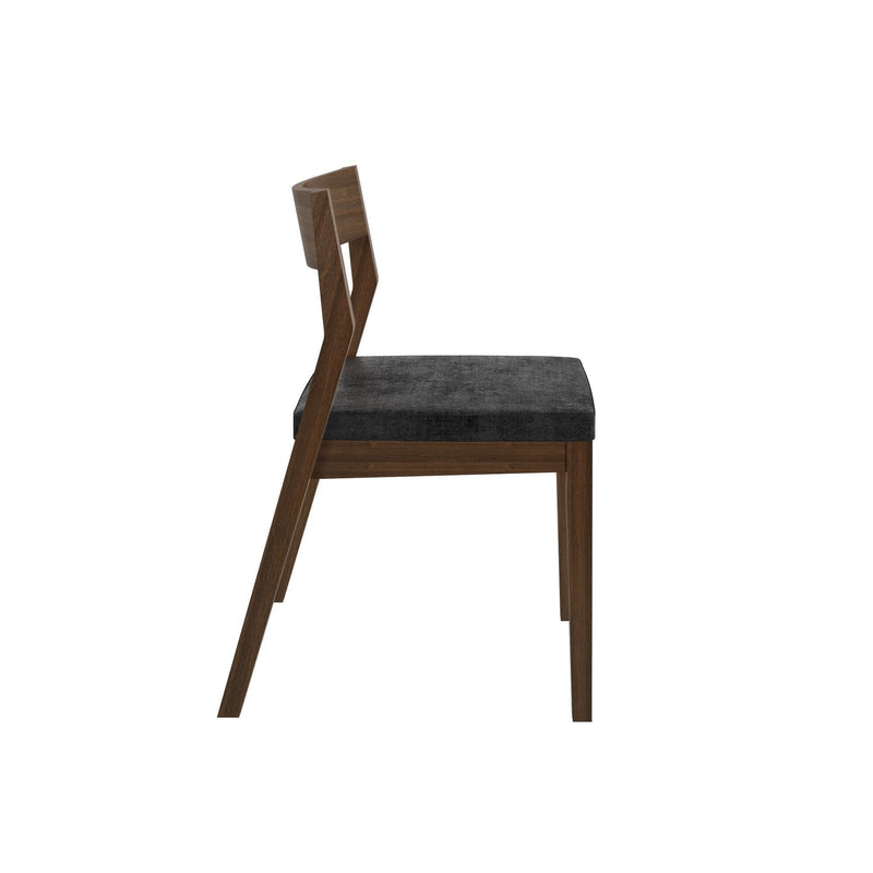 Solid Wood Upholstered Dining Chair (Set of 2) Dining Chair Plank+Beam 