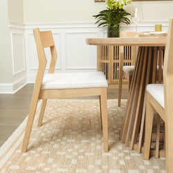 Solid Wood Upholstered Dining Chair (Set of 2) Dining Chair Plank+Beam 