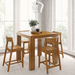 Solid Wood Counter Chair (Set of 2) - 24" Counter Chair Plank+Beam 