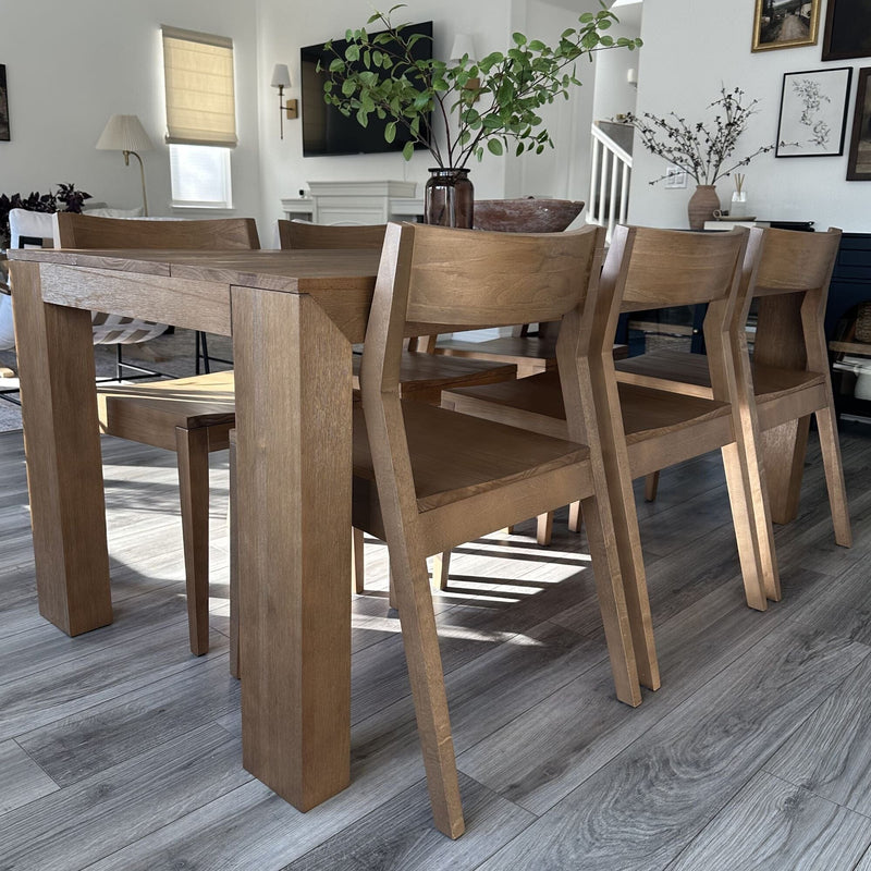 Solid Wood Dining Chair (Set of 4) Dining Chair Plank+Beam 