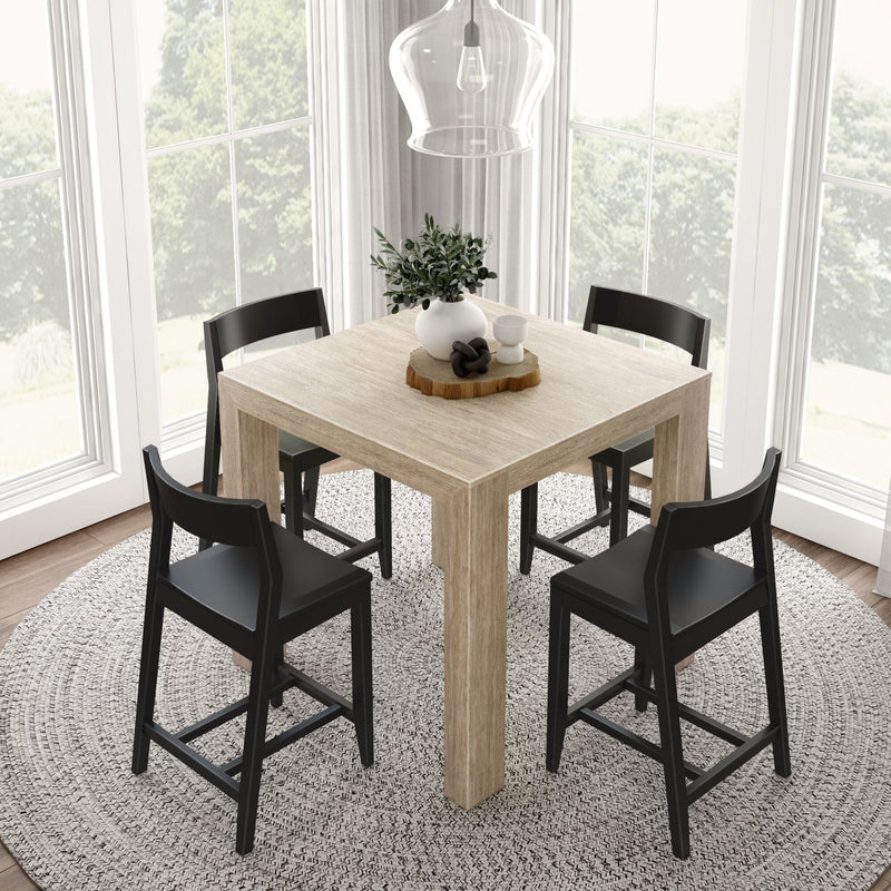 Counter Height Dining Set With 4 Chairs Dining Set Plank+Beam 