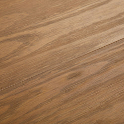 Close-up view of textured brown wood flooring with natural grain patterns for home interior design.