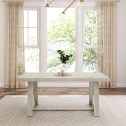 Classic Solid Wood Dining Table - 72" Dining Table Plank+Beam 