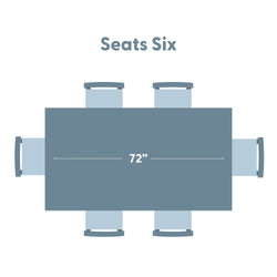 Classic Dining Table - 72" Dining Table Plank+Beam 