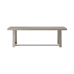 2800303000-199 : Dining Table Classic Rectangular Dining Room Table (94in / 2380mm), Seashell Wirebrush