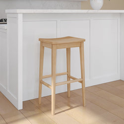 Smythe Bar Stool - 30" Bar Chair Plank+Beam Blonde Individual 