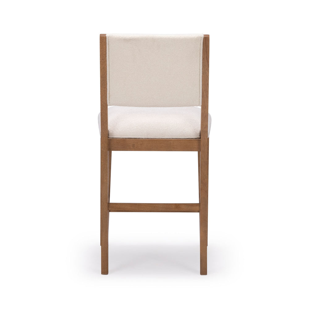 2800334000-417 : Counter Chair Sereno Stool Counter Height (24in), Pecan/Ivory Cushion