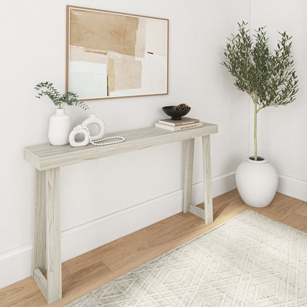Classic Console Table - 56" Console Table Plank+Beam White Sand 