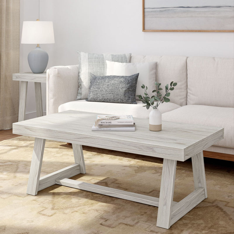 Classic Coffee Table - 48" Coffee Table Plank+Beam Coastal White 