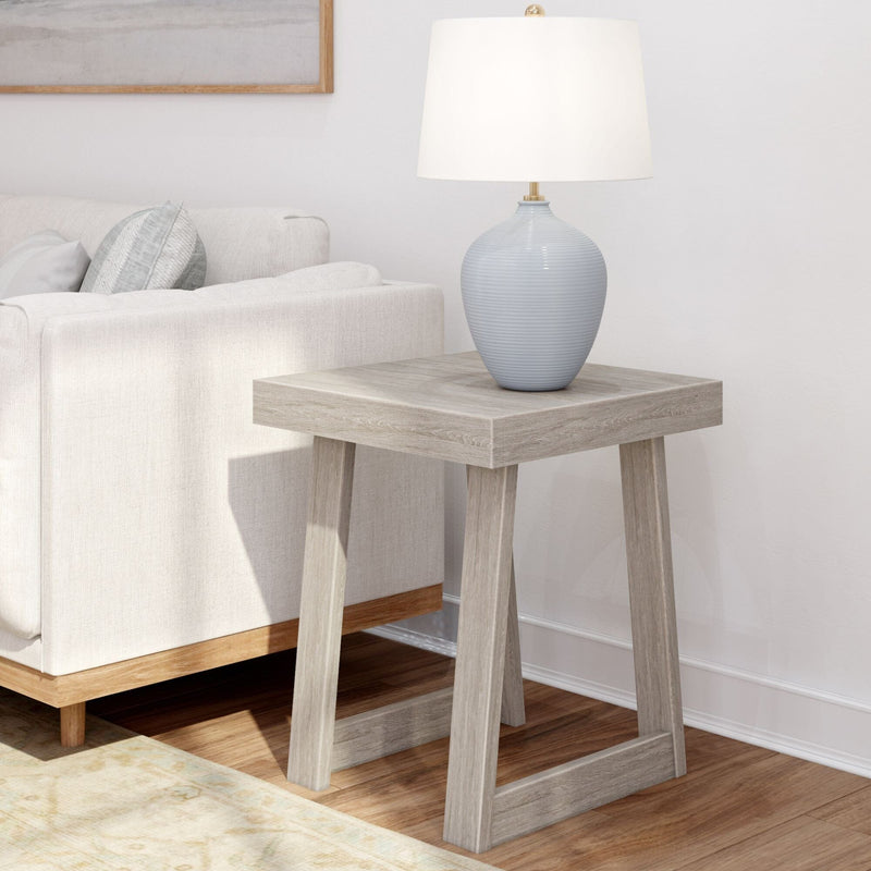 Classic Square Side Table - 20" Side Table Plank+Beam Seashell Wirebrush 
