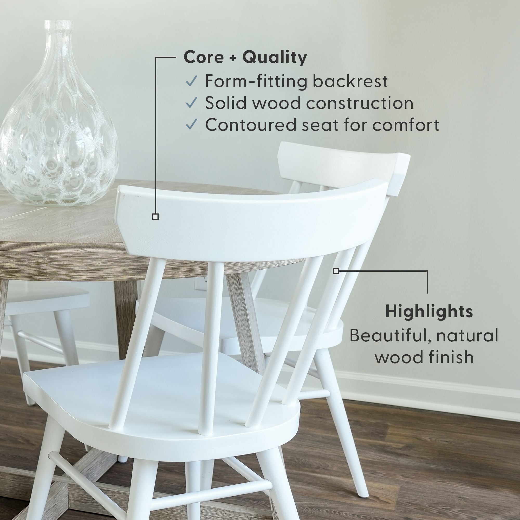 Windsor Dining Chair Set of 2 – Plank+Beam Windsor Dining Chair Set of 2 – Plank+Beam
