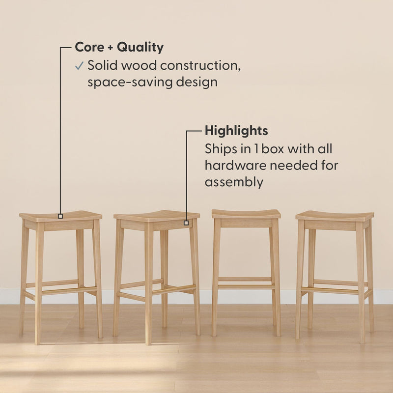 Smythe Bar Stool - 30" Bar Chair Plank+Beam 