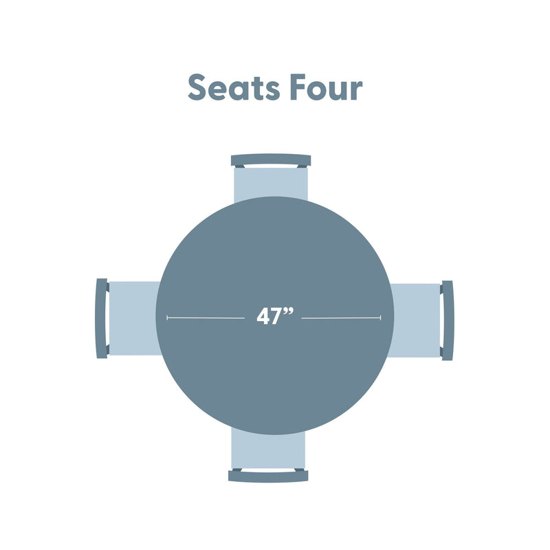 Verso Round Dining Table - 47" Dining Table Plank+Beam 