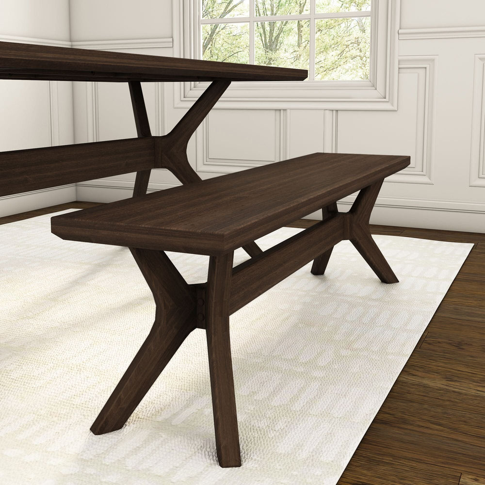 Verso Dining Bench - 60" Dining Bench Plank+Beam Walnut 