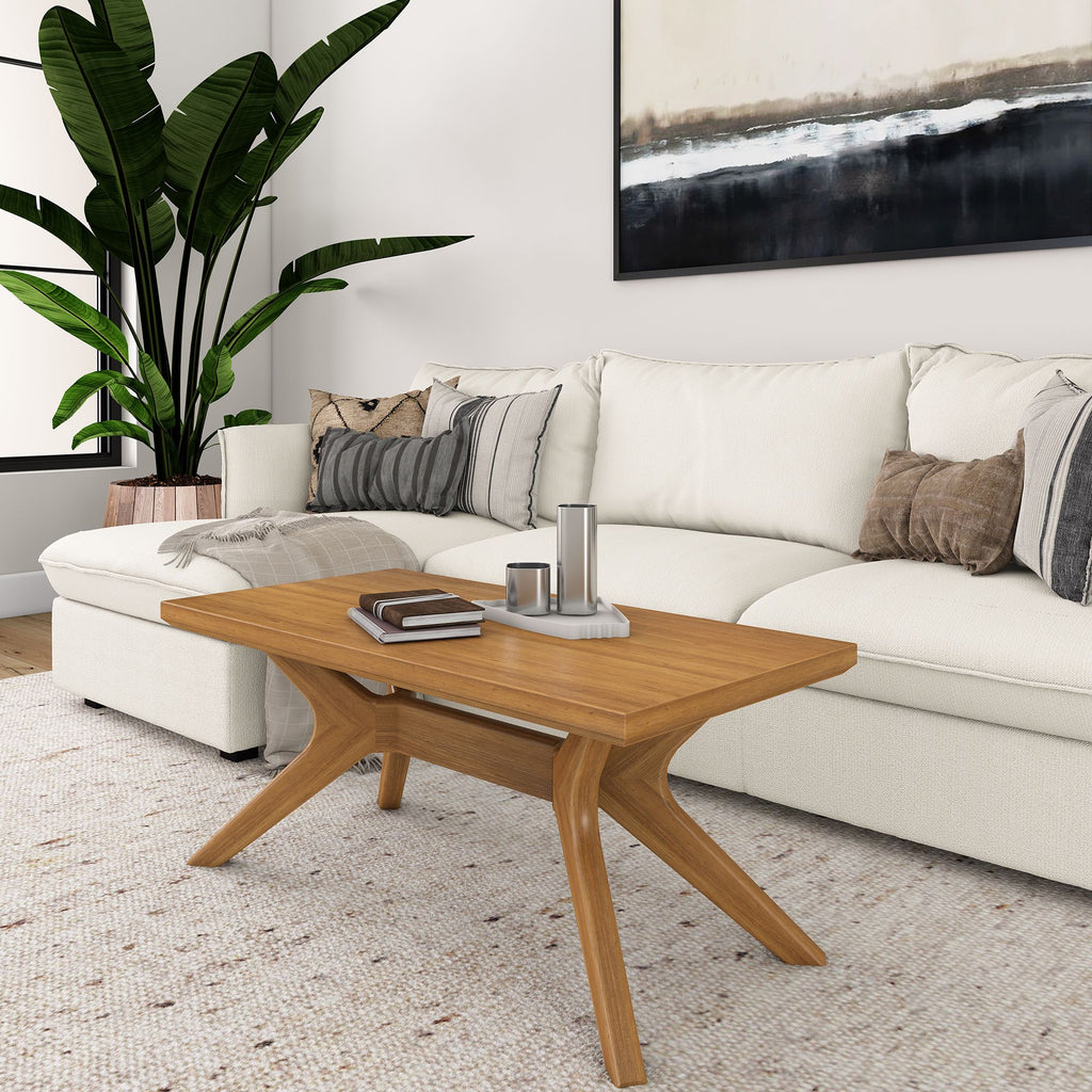 Verso Coffee Table - 40" - Pecan