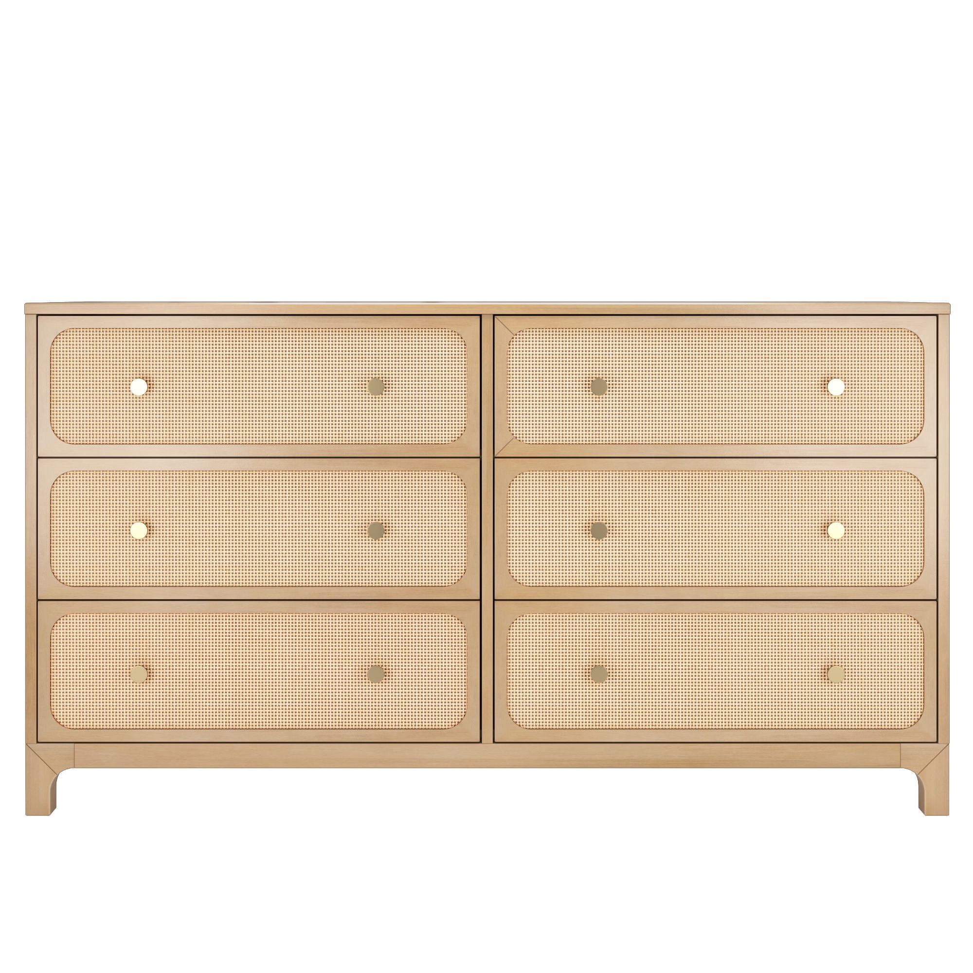 Elio Rattan 6 Drawer Dresser – Plank+Beam