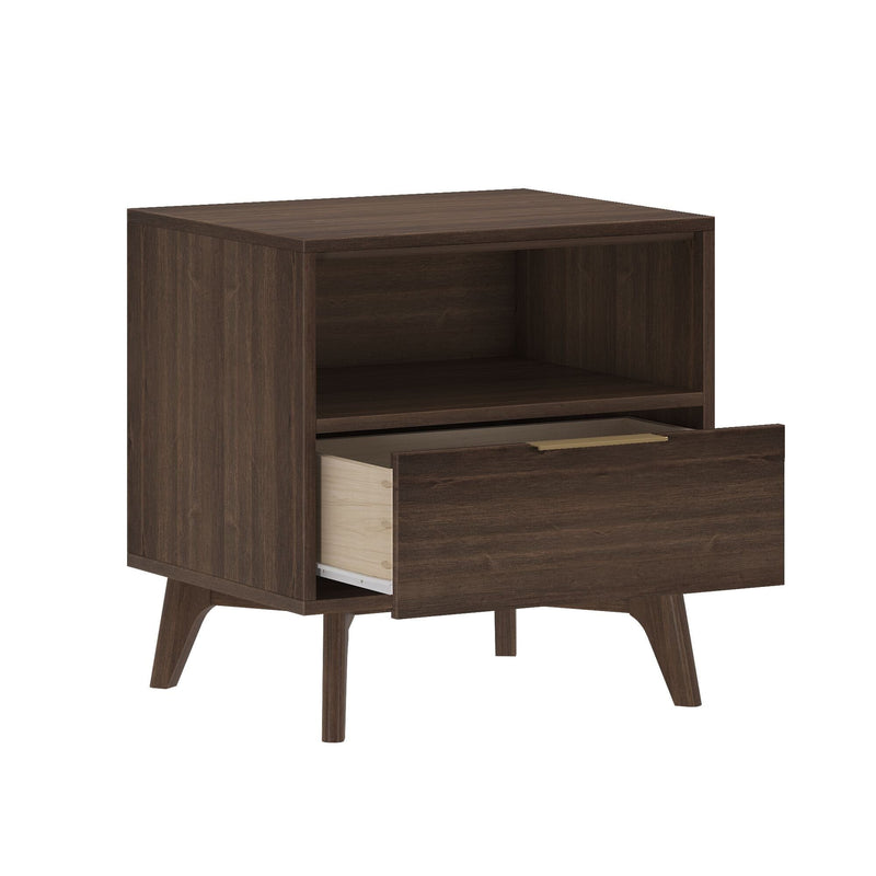 Haven Nightstand with Shelf Nightstand Plank+Beam 