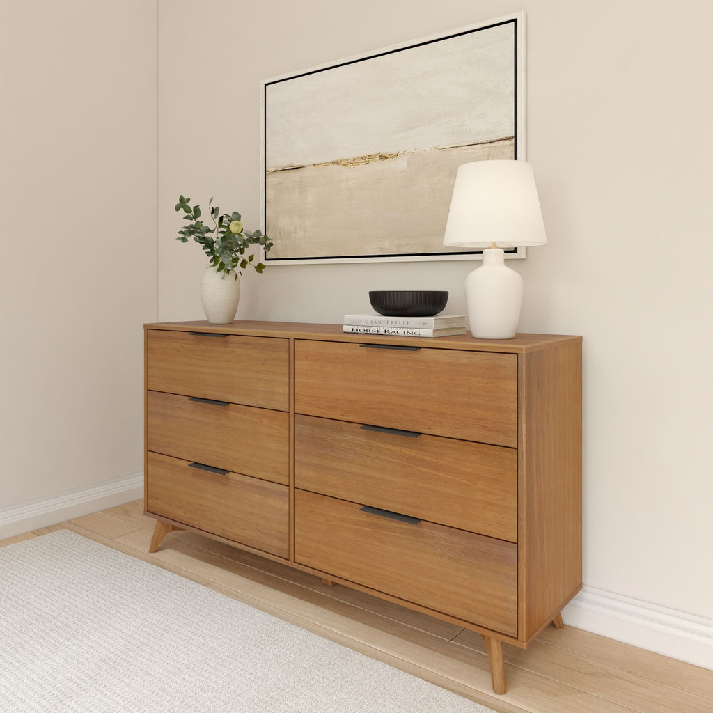 Haven 6-Drawer Dresser - Pecan