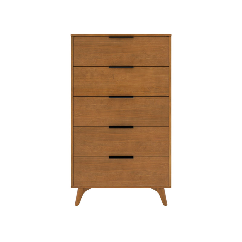 five drawer wood dresser BD-5005 Jamestown Five Drawer Chest