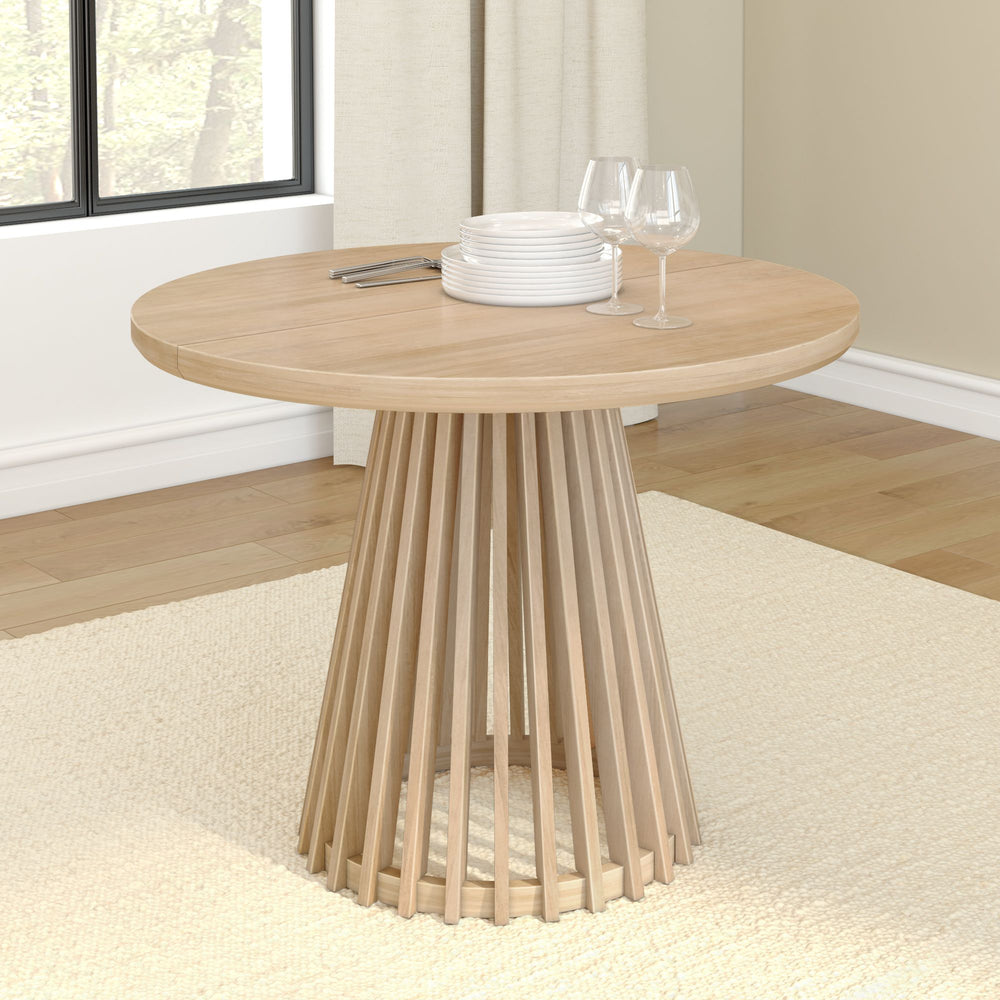 3500306000-010 : Dining Table Lido Round Dining Table (38in / 966mm), Blonde