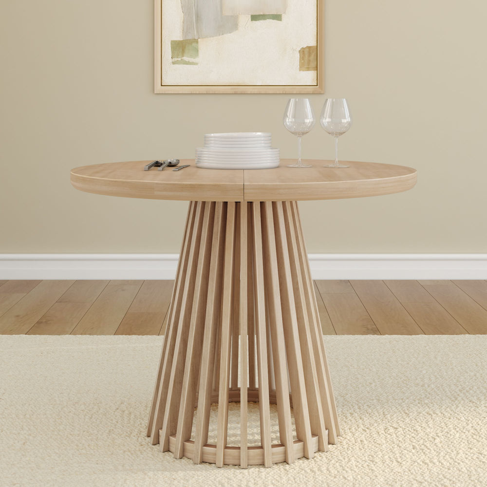 3500306000-010 : Dining Table Lido Round Dining Table (38in / 966mm), Blonde