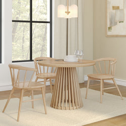 3500306000-010 : Dining Table Lido Round Dining Table (38in / 966mm), Blonde