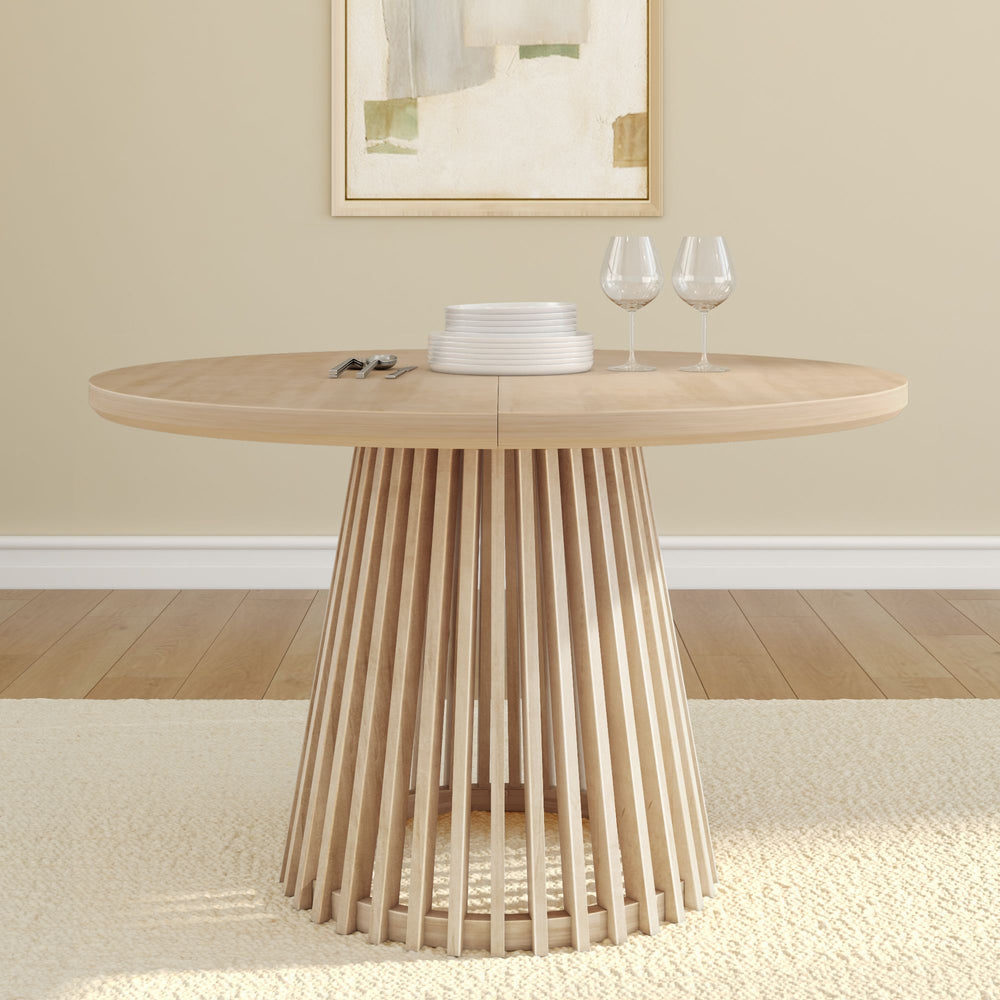 3500307000-010 : Dining Table Lido Round Dining Table (47in / 1194mm), Blonde