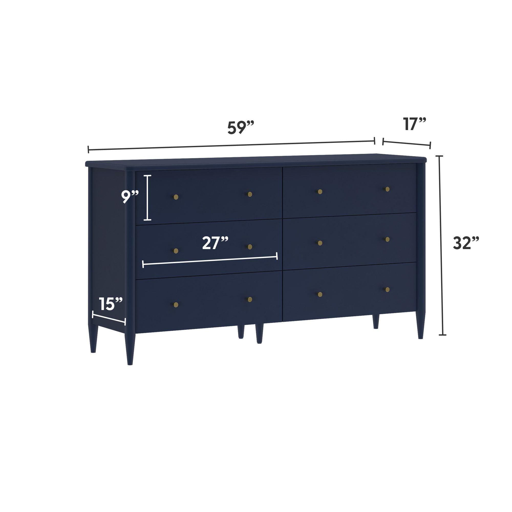 Harbor 6-Drawer Dresser – Plank+Beam