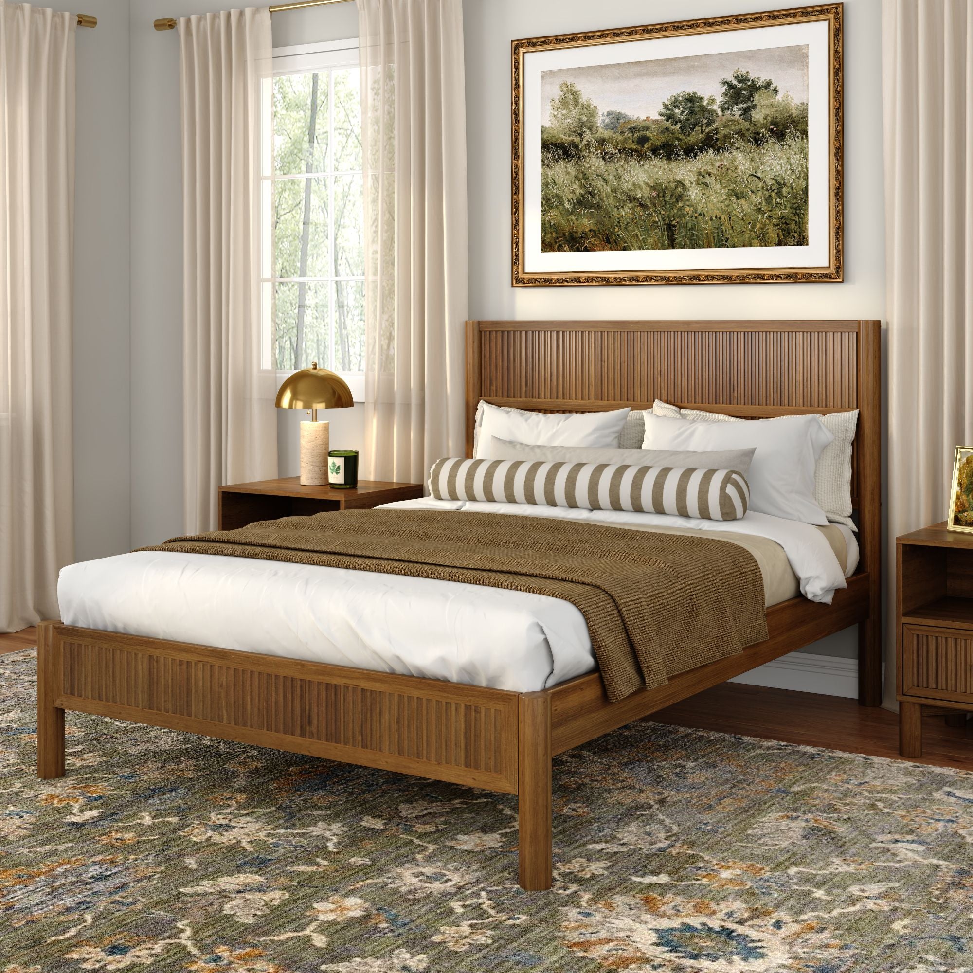 Sera Fluted Queen Bed – Plank+Beam