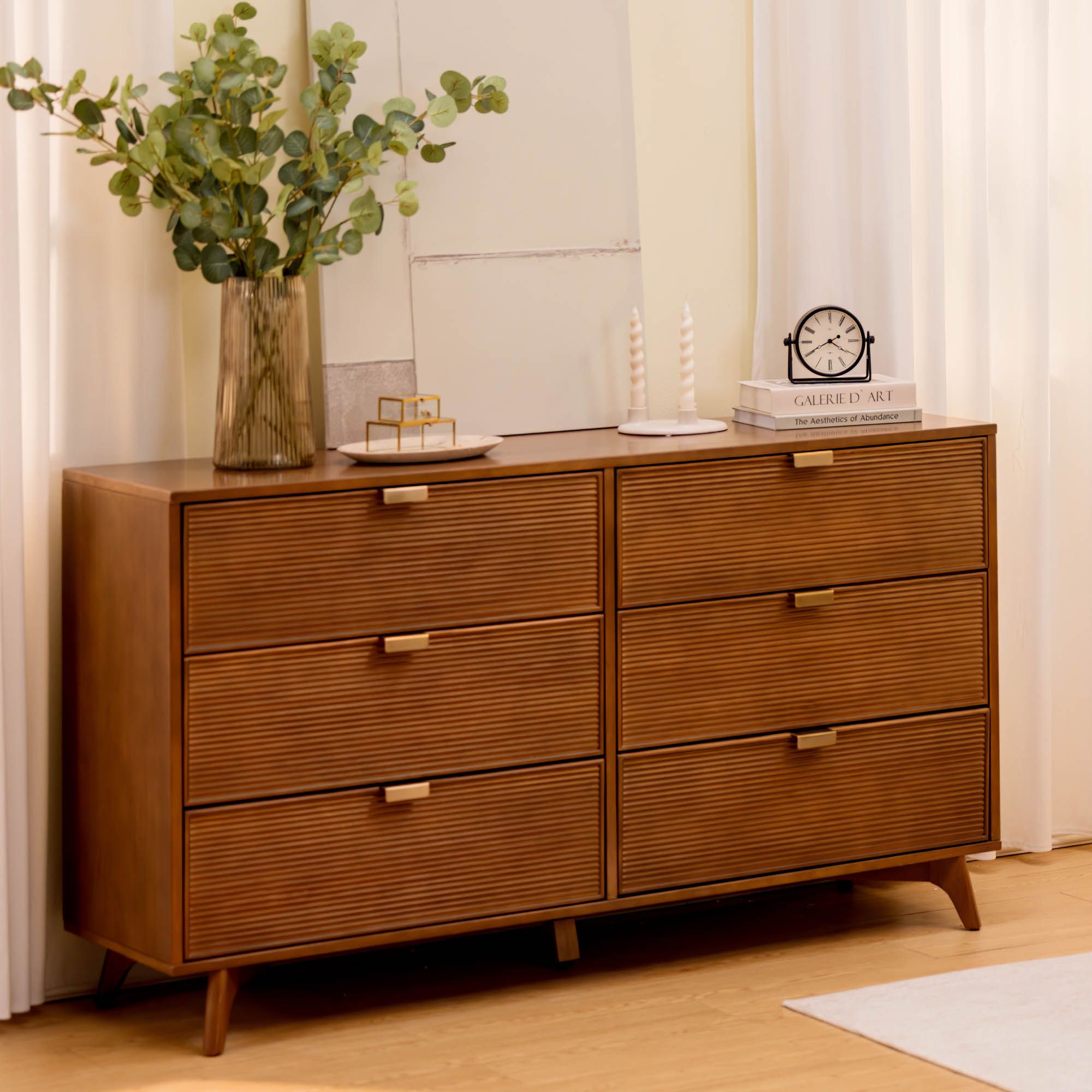 Linea 6-Drawer Dresser - Thumbnail 4