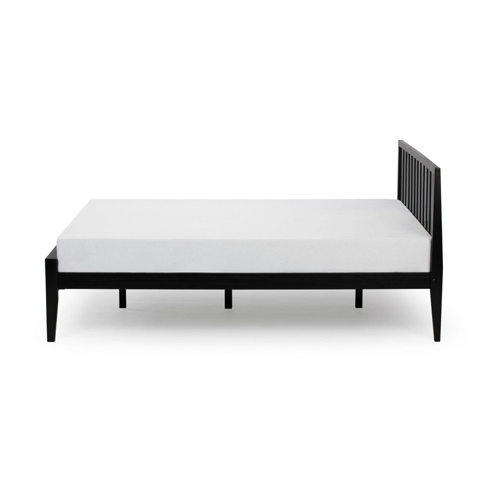 Modern Queen Bed with Slatted Headboard Single Beds Plank+Beam 