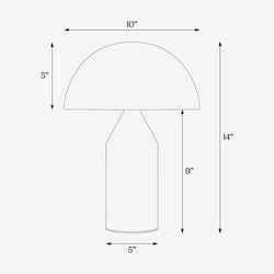 Venus Table Lamp by Brightech Brightech 