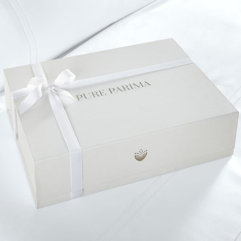 Pure Parima Egyptian Cotton Sheets Ultra Sateen Duvet Cover Set#color_white