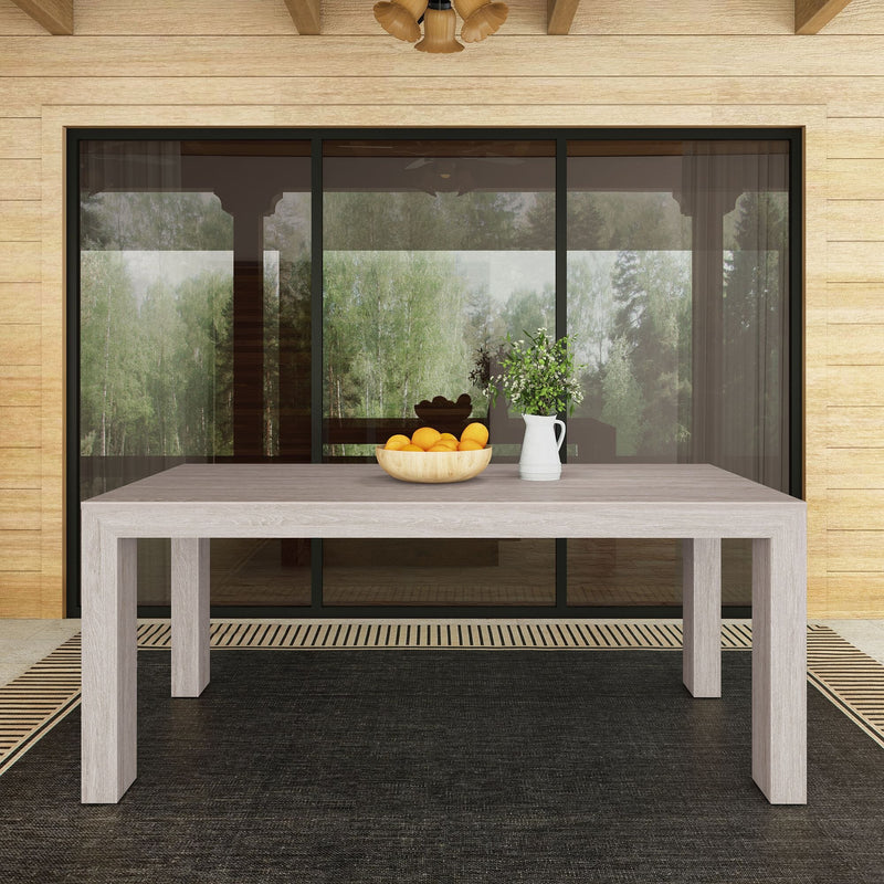 Modern Outdoor Solid Wood Table - 72" Outdoor Table Plank+Beam 