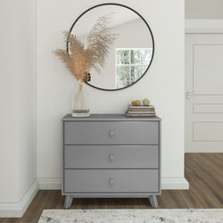 Classic 3-Drawer Dresser Dresser Plank+Beam Grey 