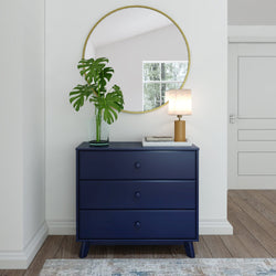 Classic 3-Drawer Dresser Dresser Plank+Beam Blue 