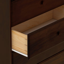 P1800215000-005 : Dresser Plank+Beam Classic 5-Drawer Dresser, Espresso